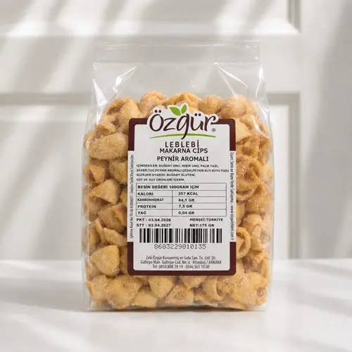 Yağsız Peynir Aromalı Makarna Cips